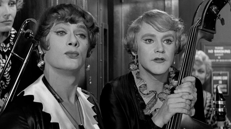 Tony Curtis and Jack Lemmon 