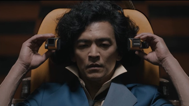 John Cho as Spike Spiegel looking unsettled