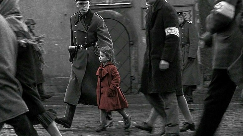 Schindler's List red coat girl