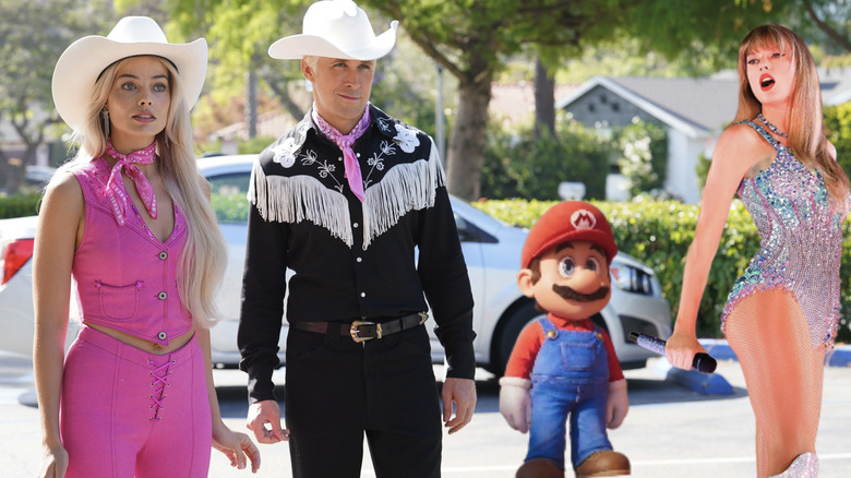 Barbie, Mario, Taylor Swift 