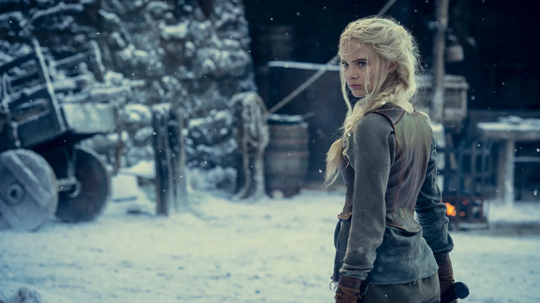 Freya Allan in The Witcher