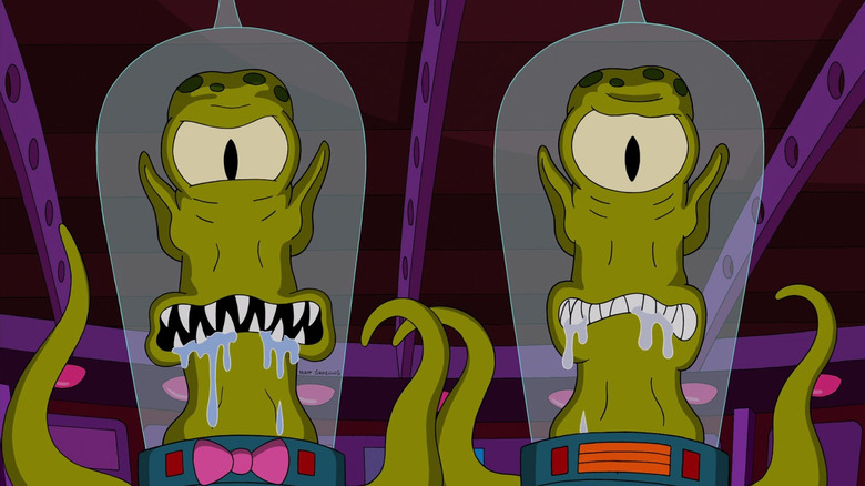 Kang and Kodos the Simpsons