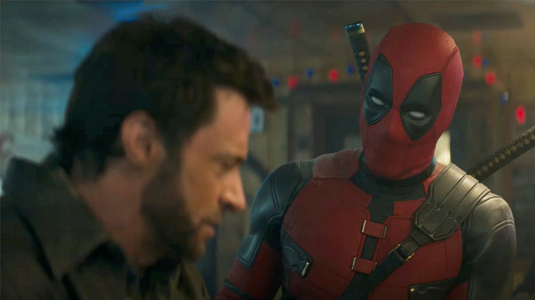 Wade Wilson talks to Logan in a bar in Deadpool & Wolverine