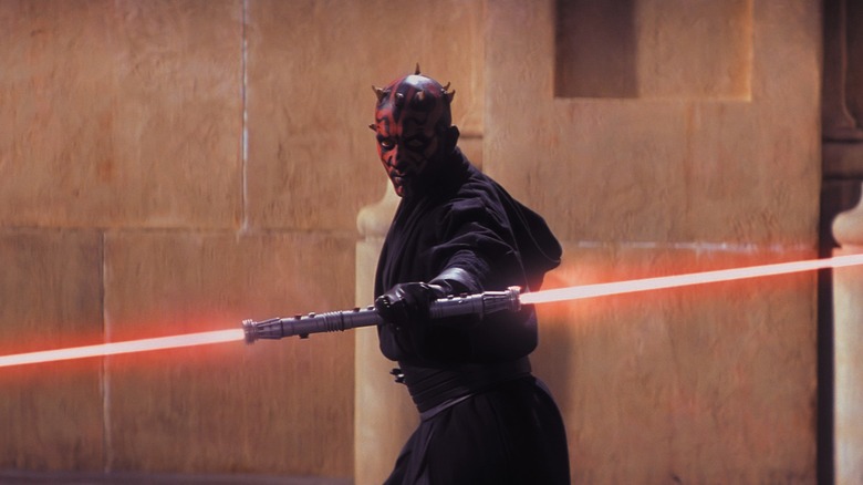 Star Wars Phantom Menace Darth Maul lightsaber 